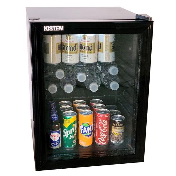 직냉식 미니쇼케이스 강화유리 소형 음료수냉장고 35L